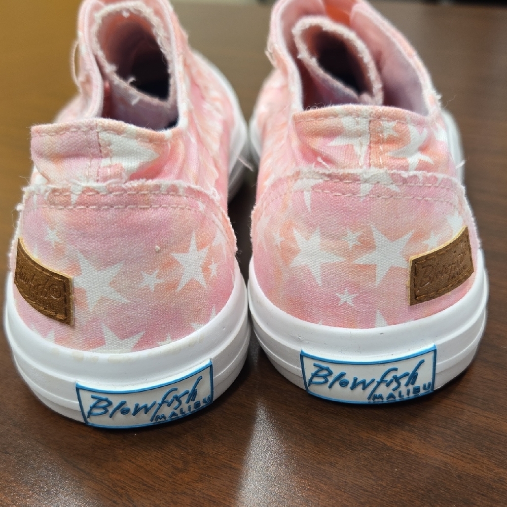 Blowfish Pink Star Slip-On Sneakers